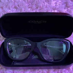 Black Coach Cat eye glasses